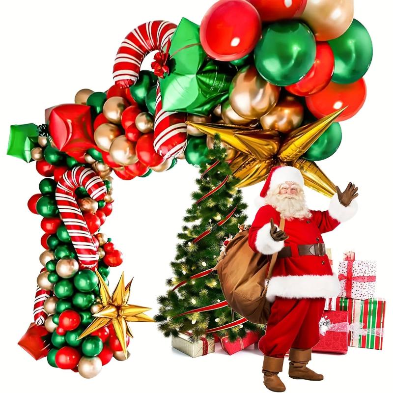 85pcs Christmas Party Decoration Balloon Set Large Arch Christmas Balloon