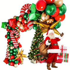 85pcs Christmas Party Decoration Balloon Set Large Arch Christmas Balloon