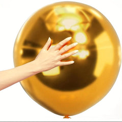 5pcs Metallic Balloons & 45 Latex Balloons for Celebrations