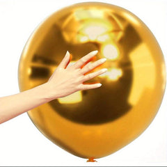 5pcs Metallic Balloons & 45 Latex Balloons for Celebrations