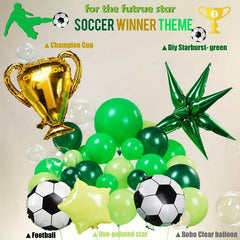 Football Balloon Wreath Arch Set - 110 Pieces
