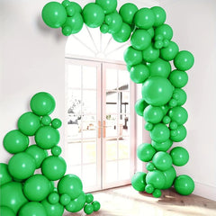 50pcs Green Latex Balloons 12 Garland Kit for Green Theme Party