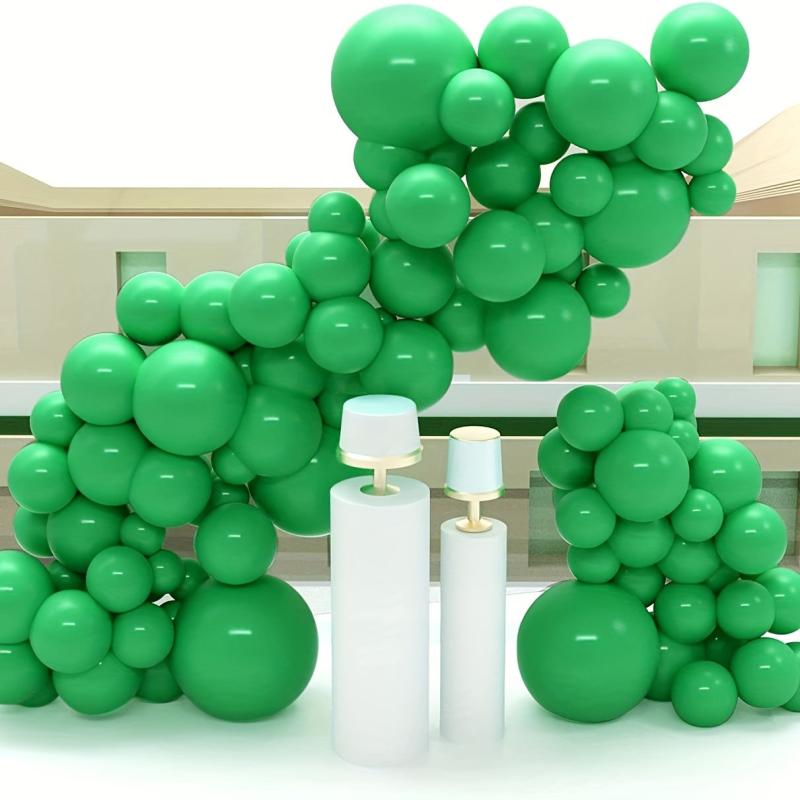 50pcs Green Latex Balloons 12 Garland Kit for Green Theme Party