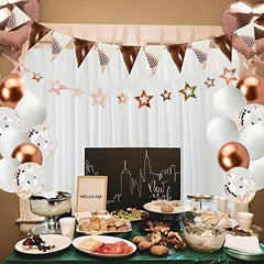 Rose Gold Hen Party Decorations Set with Bride to Be Balloons