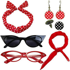 1950s Women's Accessories Set