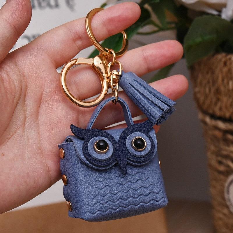 Owl Coin Purse Key Chain Small Pendant Purse Handbag Wallet