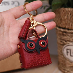 Owl Coin Purse Key Chain Small Pendant Purse Handbag Wallet