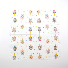 20pcs Happy Birthday Cat Napkin Set Tableware Favors Decorations