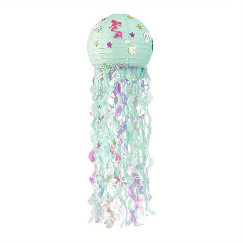 Hanging Jellyfish Lanterns Mermaid Party Supplies Under The Sea Theme Decor