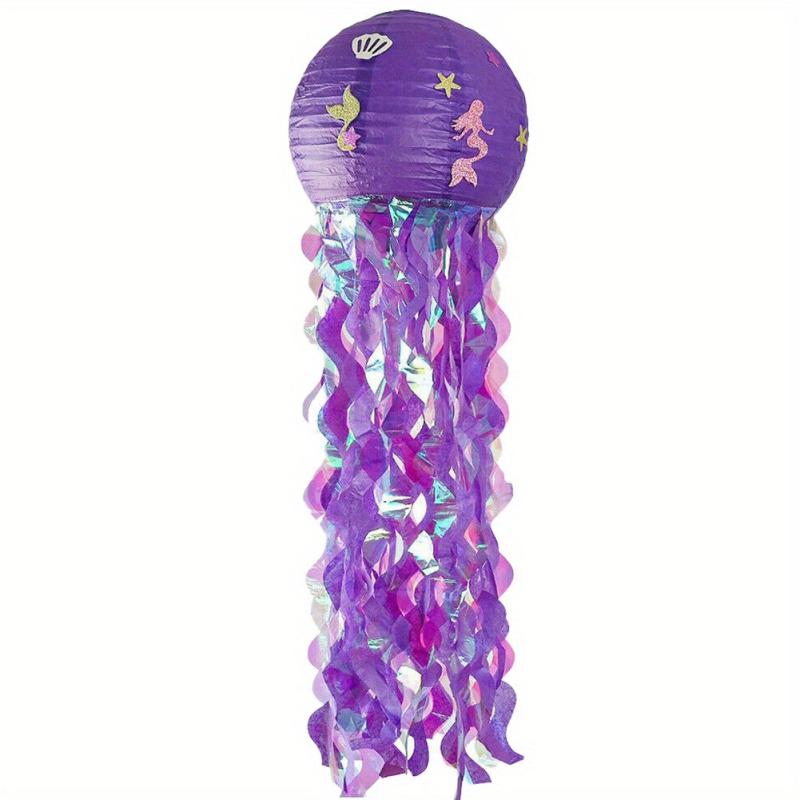 Hanging Jellyfish Lanterns Mermaid Party Supplies Under The Sea Theme Decor