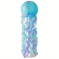 Hanging Jellyfish Lanterns Mermaid Party Supplies Under The Sea Theme Decor