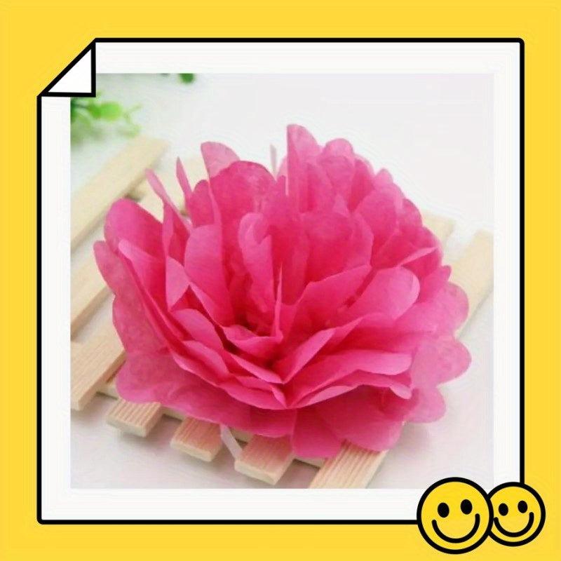 1pc Tissue Pom Poms Party Decoration Wedding Paper Flower Ball Origami