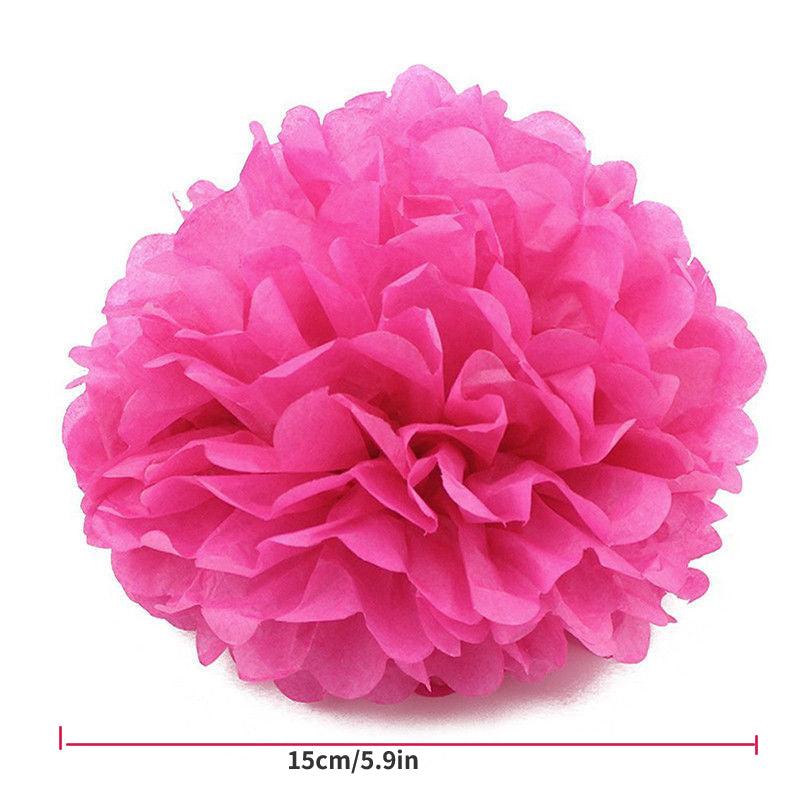 1pc Tissue Pom Poms Party Decoration Wedding Paper Flower Ball Origami