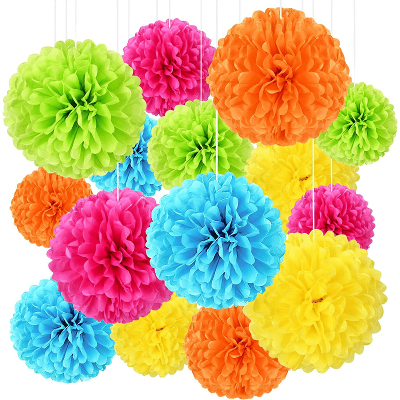 1pc Tissue Pom Poms Party Decoration Wedding Paper Flower Ball Origami