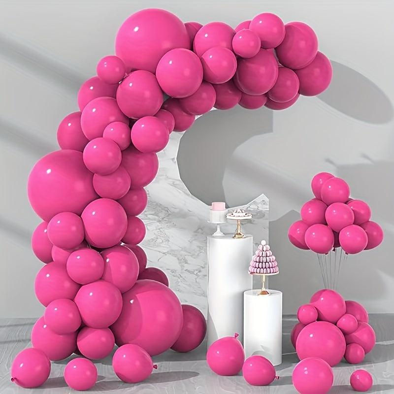 100pcs Solid Balloon Garland Kit Birthday Party Decoration