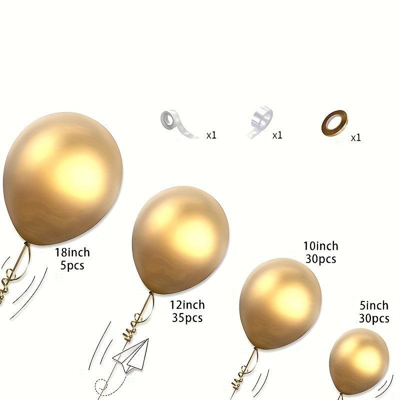 100pcs Solid Balloon Garland Kit Birthday Party Decoration