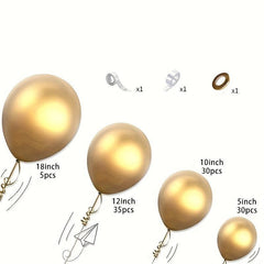 100pcs Solid Balloon Garland Kit Birthday Party Decoration