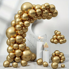 100pcs Solid Balloon Garland Kit Birthday Party Decoration