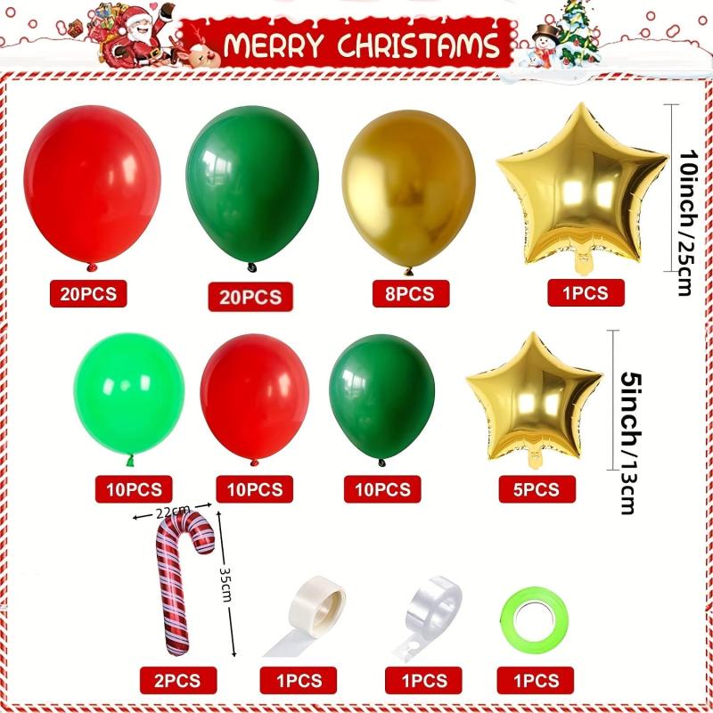 Christmas Balloon Chain Decoration Set