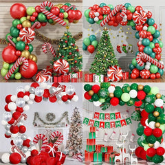 Christmas Balloon Chain Decoration Set