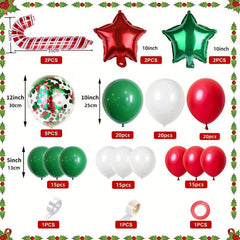 Christmas Balloon Chain Decoration Set