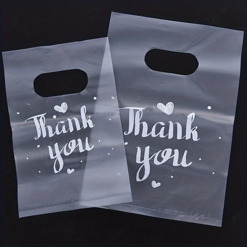 100 Mini Thank You Gift Bags for Weddings and Parties
