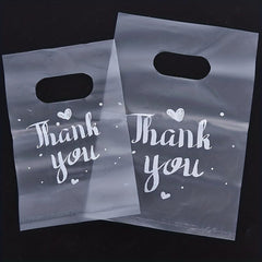 100 Mini Thank You Gift Bags for Weddings and Parties
