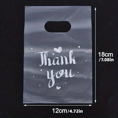 100 Mini Thank You Gift Bags for Weddings and Parties