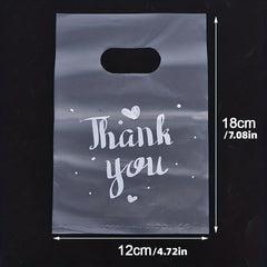 100 Mini Thank You Gift Bags for Weddings and Parties