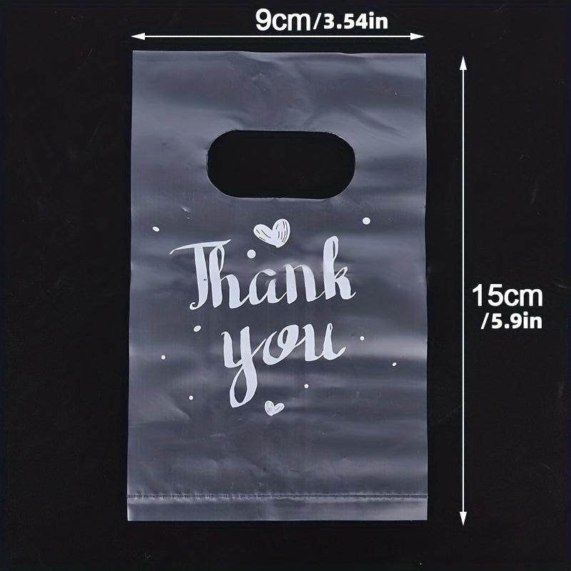 100 Mini Thank You Gift Bags for Weddings and Parties