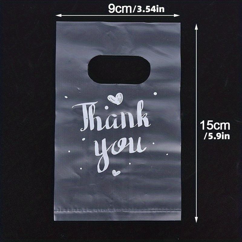 100 Mini Thank You Gift Bags for Weddings and Parties