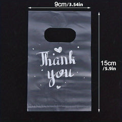 100 Mini Thank You Gift Bags for Weddings and Parties