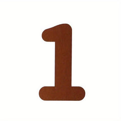 Felt Coffee Non woven Fabric Numbers Birthday Decoration