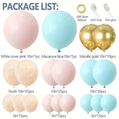 Gender Reveal Balloon Arch Pink & Garland Kit Pastel Party Decoration