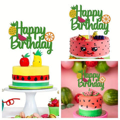 Sparkly Cake Topper Birthday Party Decor Supplies