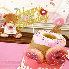 Sparkly Cake Topper Birthday Party Decor Supplies