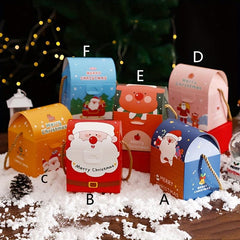 2pcs Christmas Gift Boxes Holiday Party Supplies