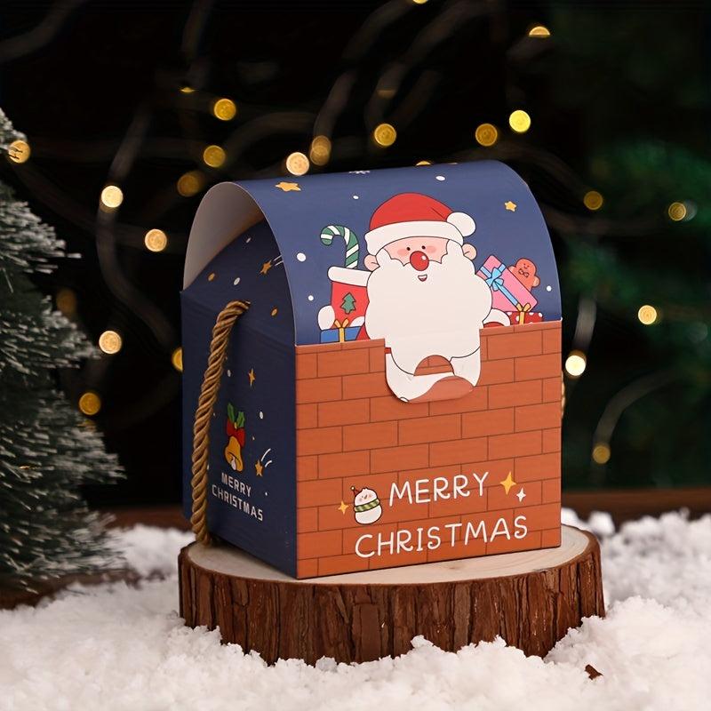 2pcs Christmas Gift Boxes Holiday Party Supplies