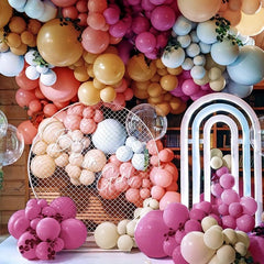 138pcs Candy Balloon Garland Party Decoration