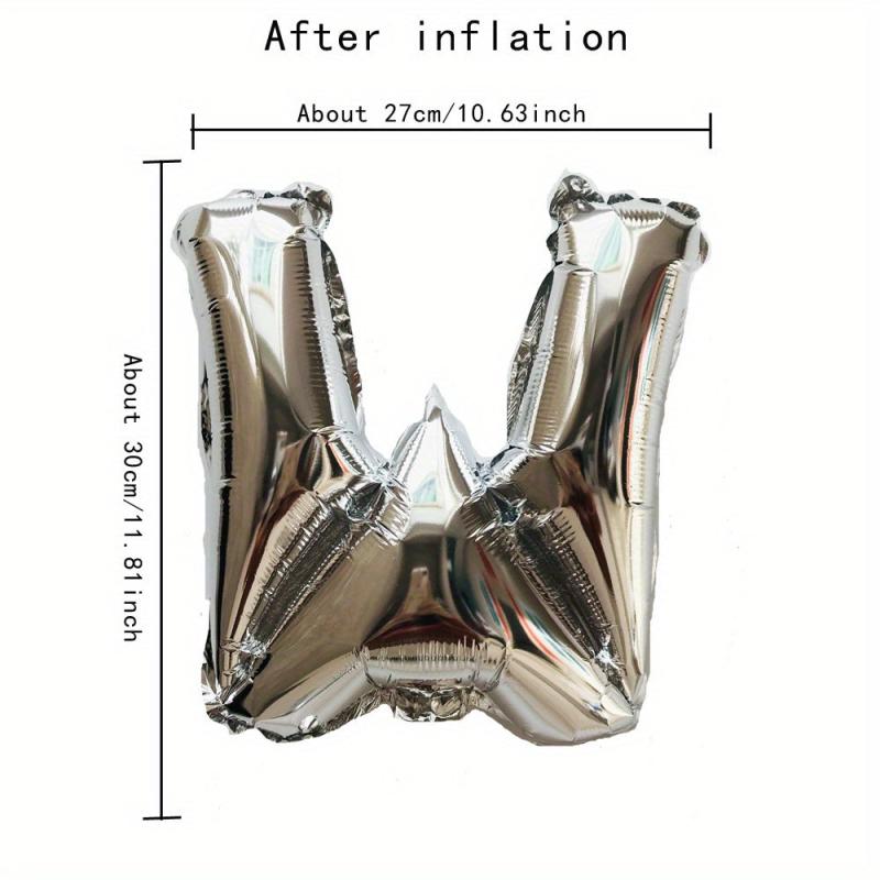 1pc Self Sealing Balloons Numbers 0-9 & Letter U for Party Decor