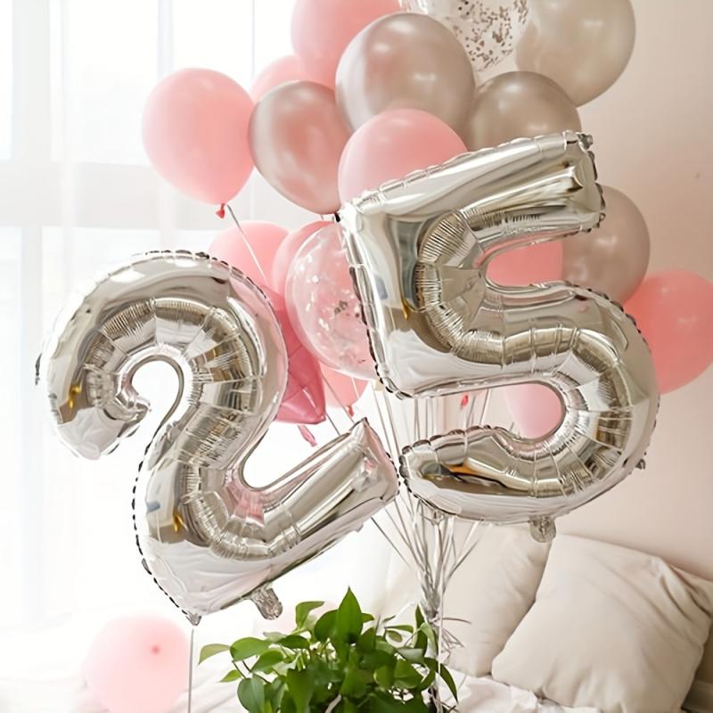 1pc Self Sealing Balloons Numbers 0-9 & Letter U for Party Decor