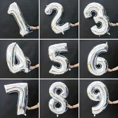 1pc Self Sealing Balloons Numbers 0-9 & Letter U for Party Decor