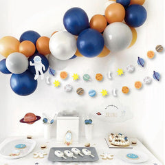 Astronaut Pull Flower Party Gathering Decoration