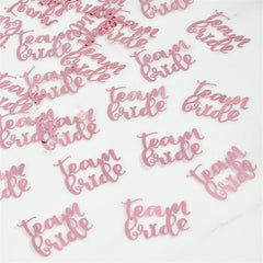 15g Rose Golden Team Bride Heart Round Confetti Hen Party Decor
