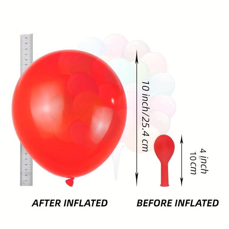 10pcs 25.4cm Matte Latex Balloons 1.8g Thickened Pearl Party Birthday Decor