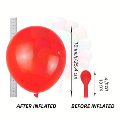 10pcs 25.4cm Matte Latex Balloons 1.8g Thickened Pearl Party Birthday Decor