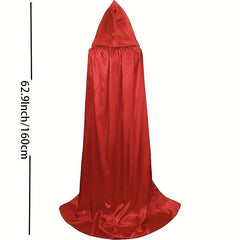 Hooded Halloween Christmas Cloak Costume - Party Cape