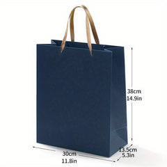 10pcs Party Drawstring Gift Bag Paper with Comfortable Handle