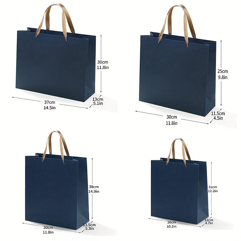 10pcs Party Drawstring Gift Bag Paper with Comfortable Handle