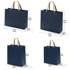 10pcs Party Drawstring Gift Bag Paper with Comfortable Handle